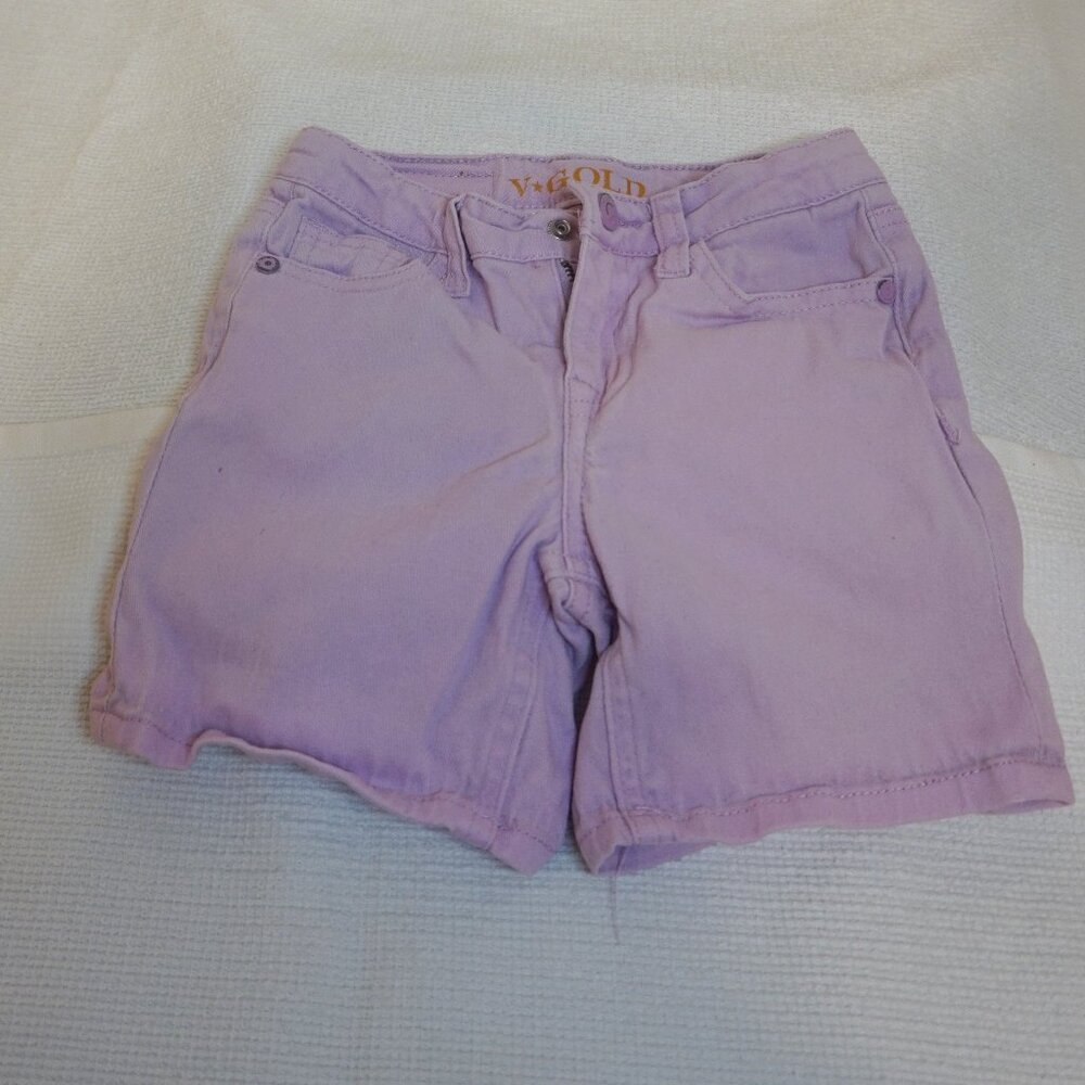 Girls light purple shorts